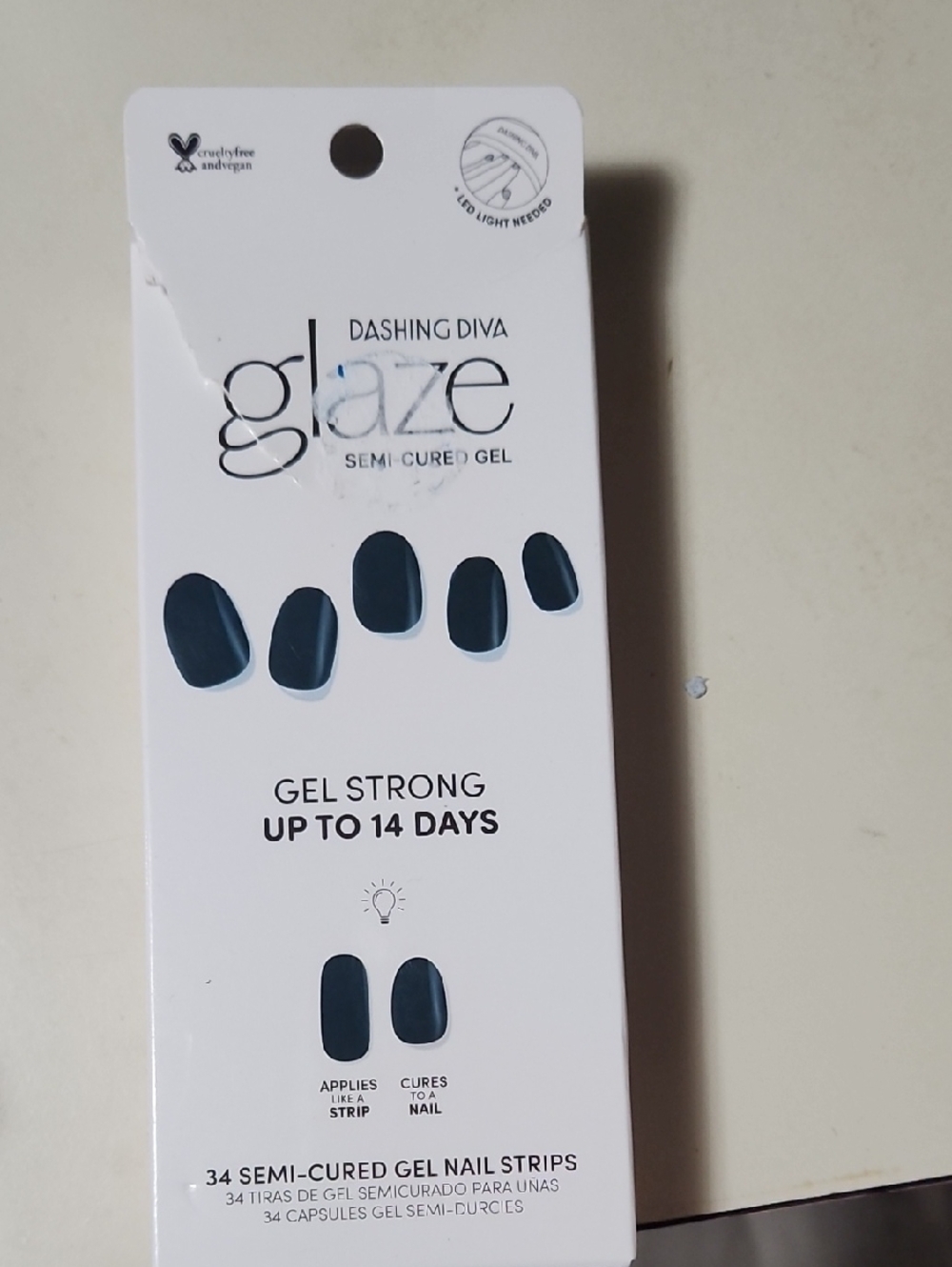 DASHING DIVA Glaze Semi-Cured Gel Nail Strips - Sweet Orchid